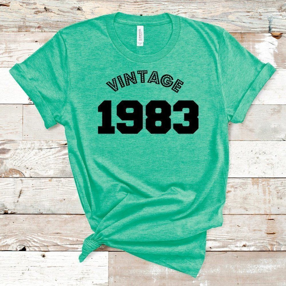 Vintage 1983 Soft Graphic Custom Tee Shirt - Picture 3 of 14